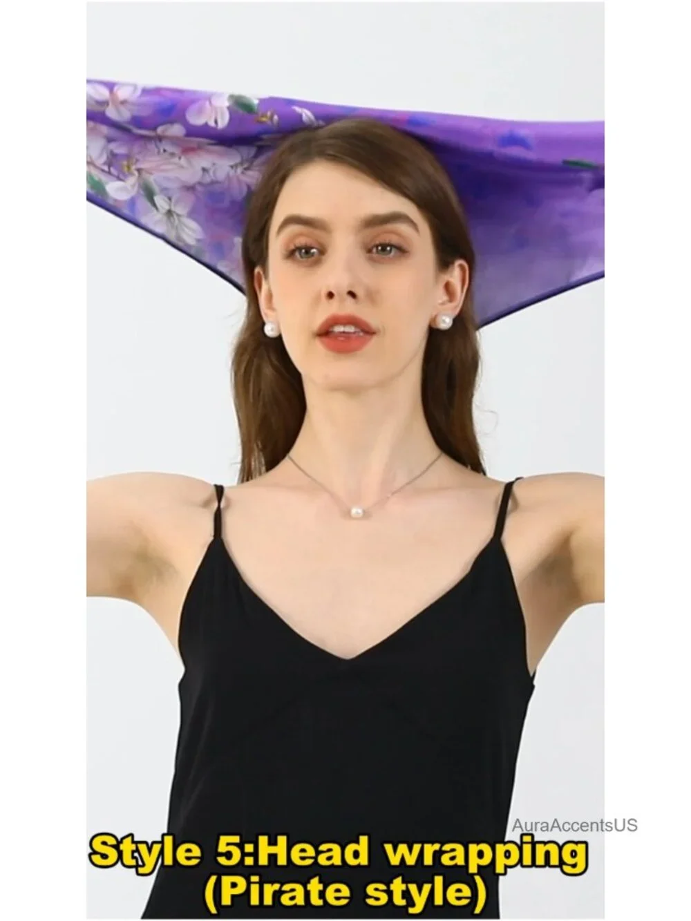 100% Mulberry Silk Small Square Scarf, Neck Scarf, Head Scarf, Lightweight